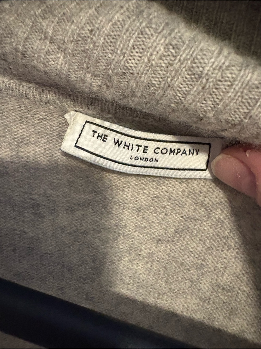 100% Cashmere Open-Front Gray Cardigan and Pants Set - Picture 3 of 8
